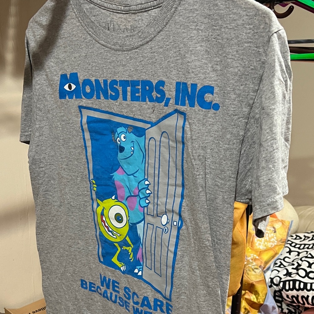 Monsters, Inc. Gray Graphic T-Shirt